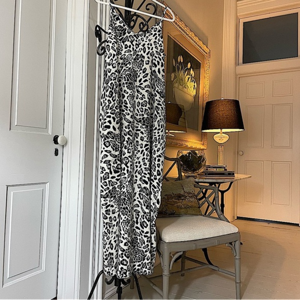 Leopard Print Maxi Dress